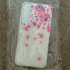 Galaxy s22 case pink flower